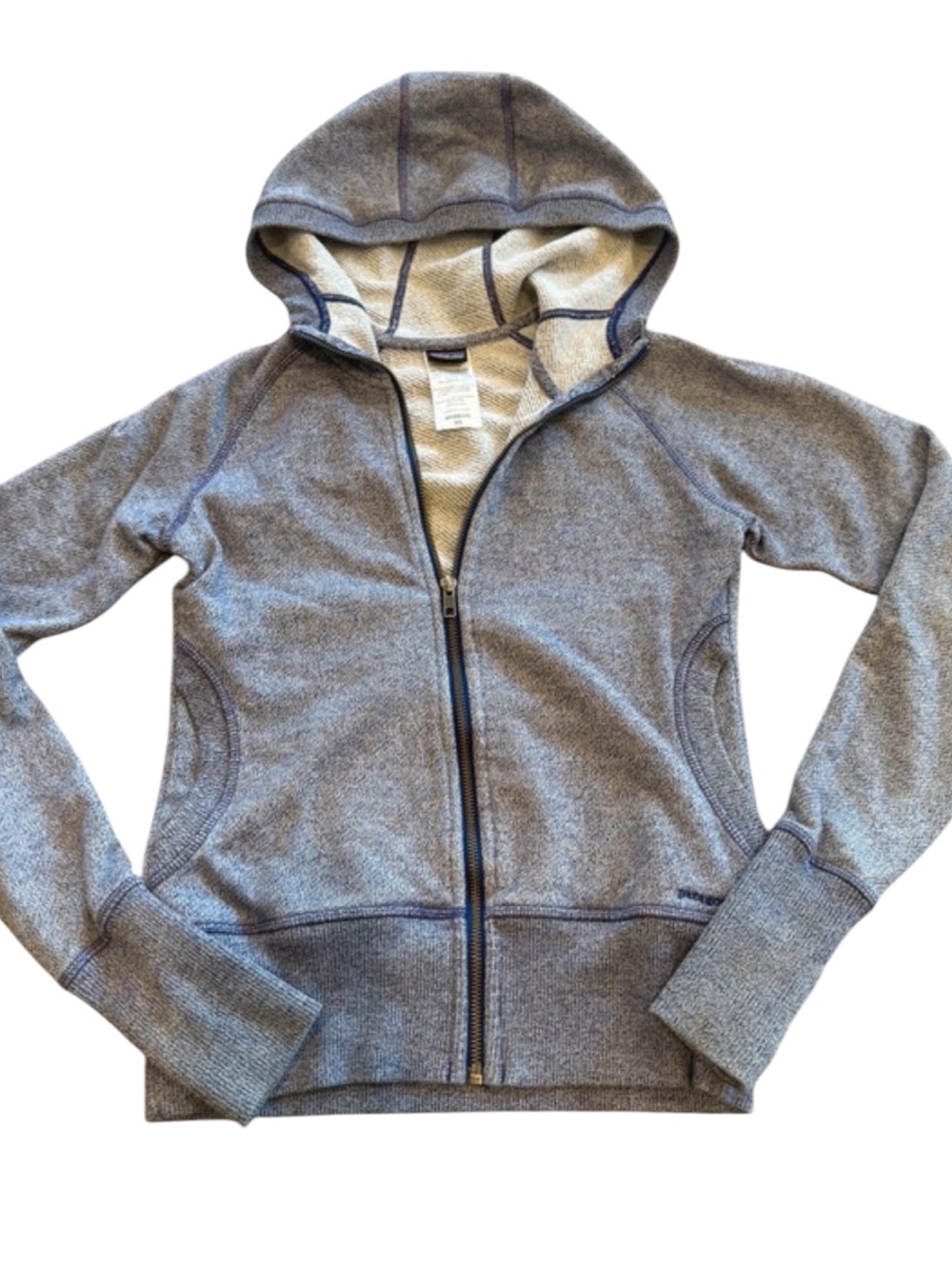 Patagonia Gray Hooded Zip-Up Jacket - Women's